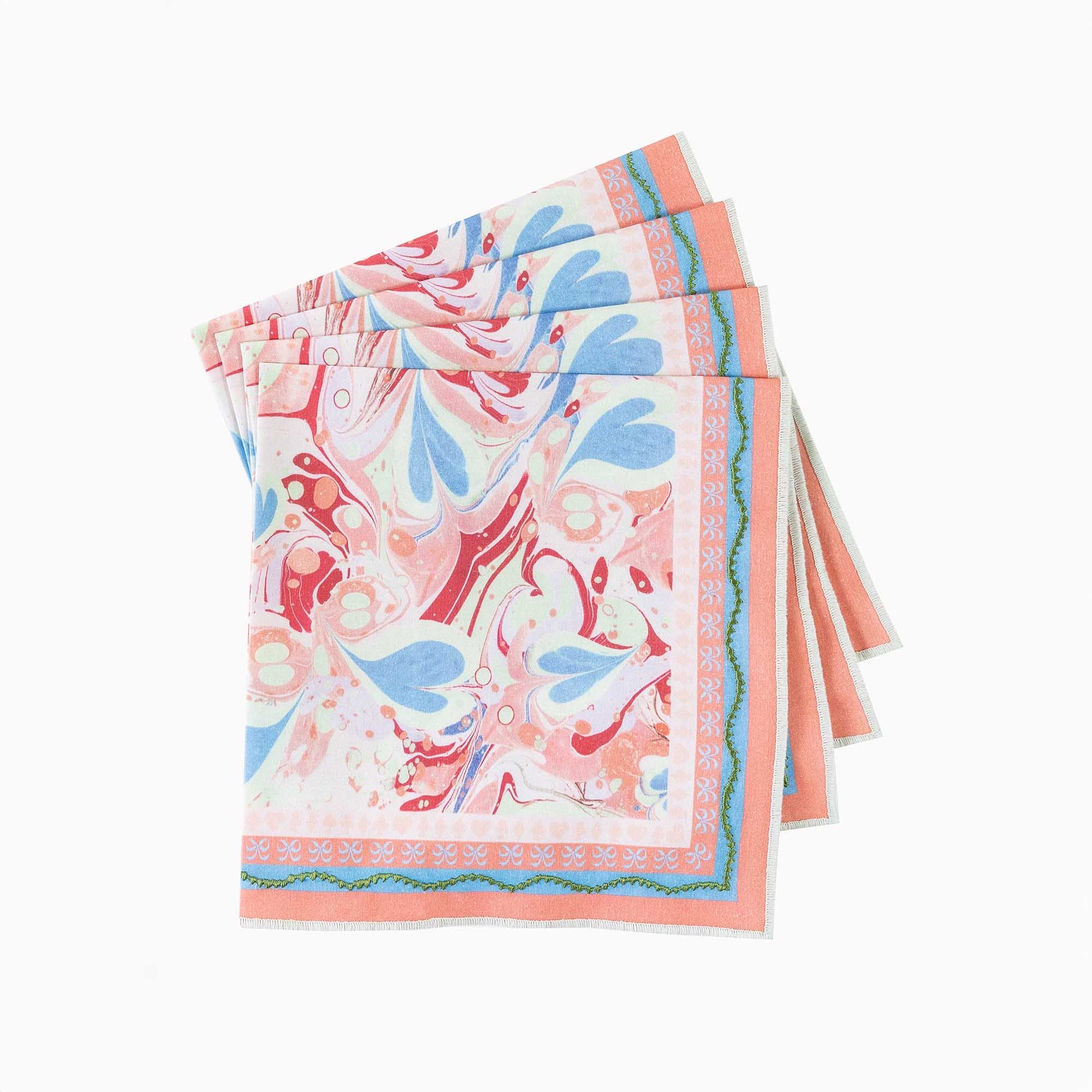 Alice Marble Dinner Napkins - Set of Four