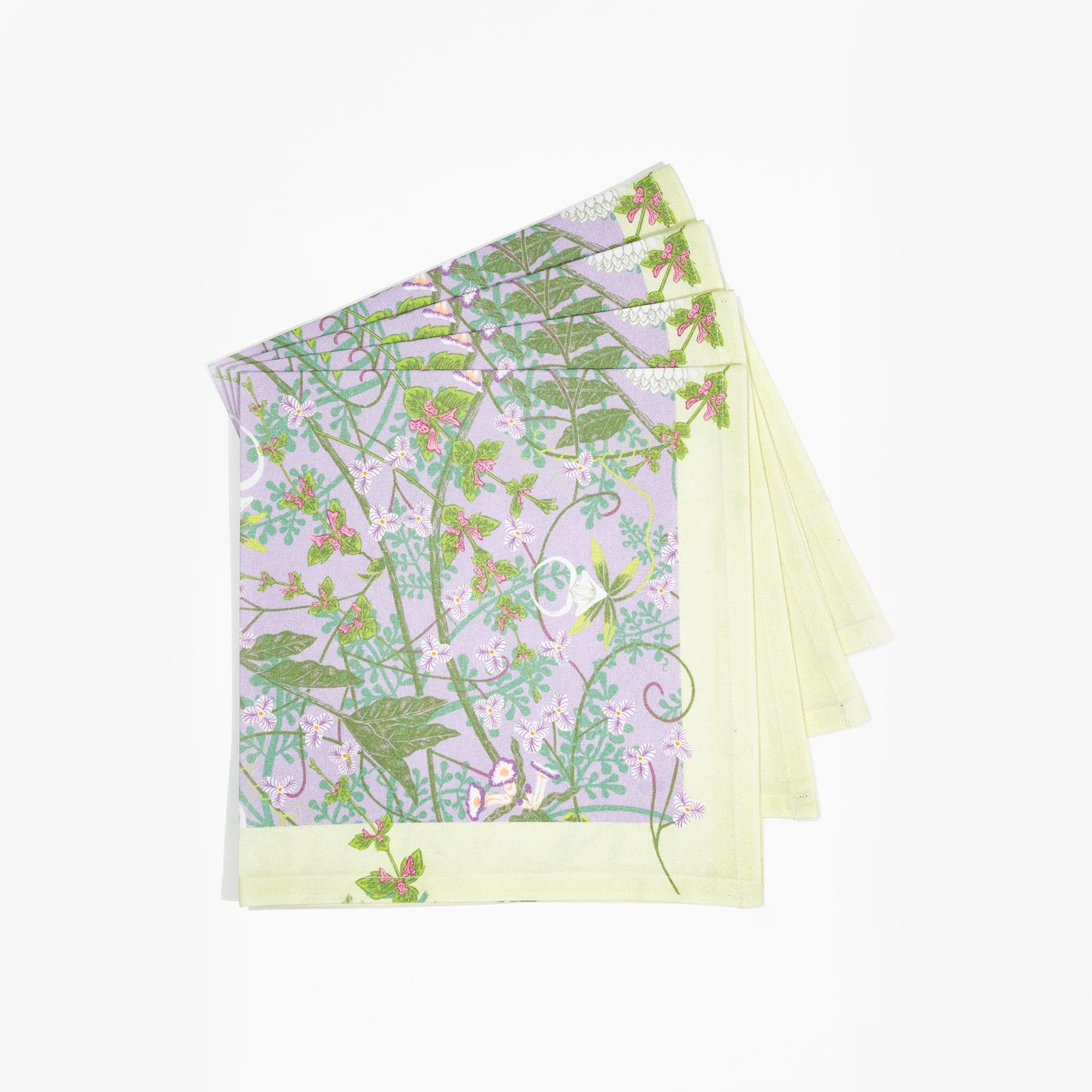 Coquette Lovescape Dinner Napkins - Set of Four