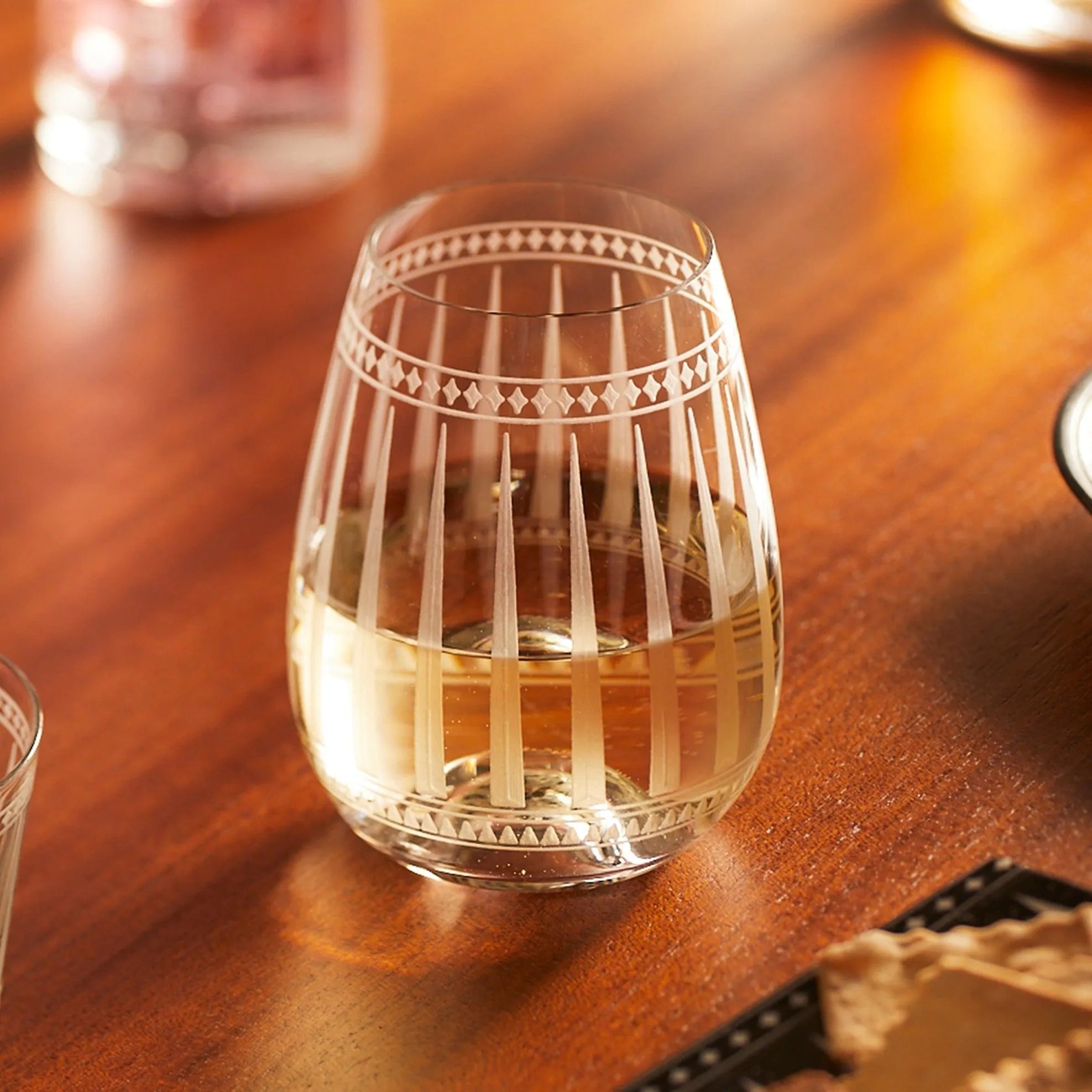 Caskata Wholesale Marrakech Stemless Wine Glasses, Set of 2