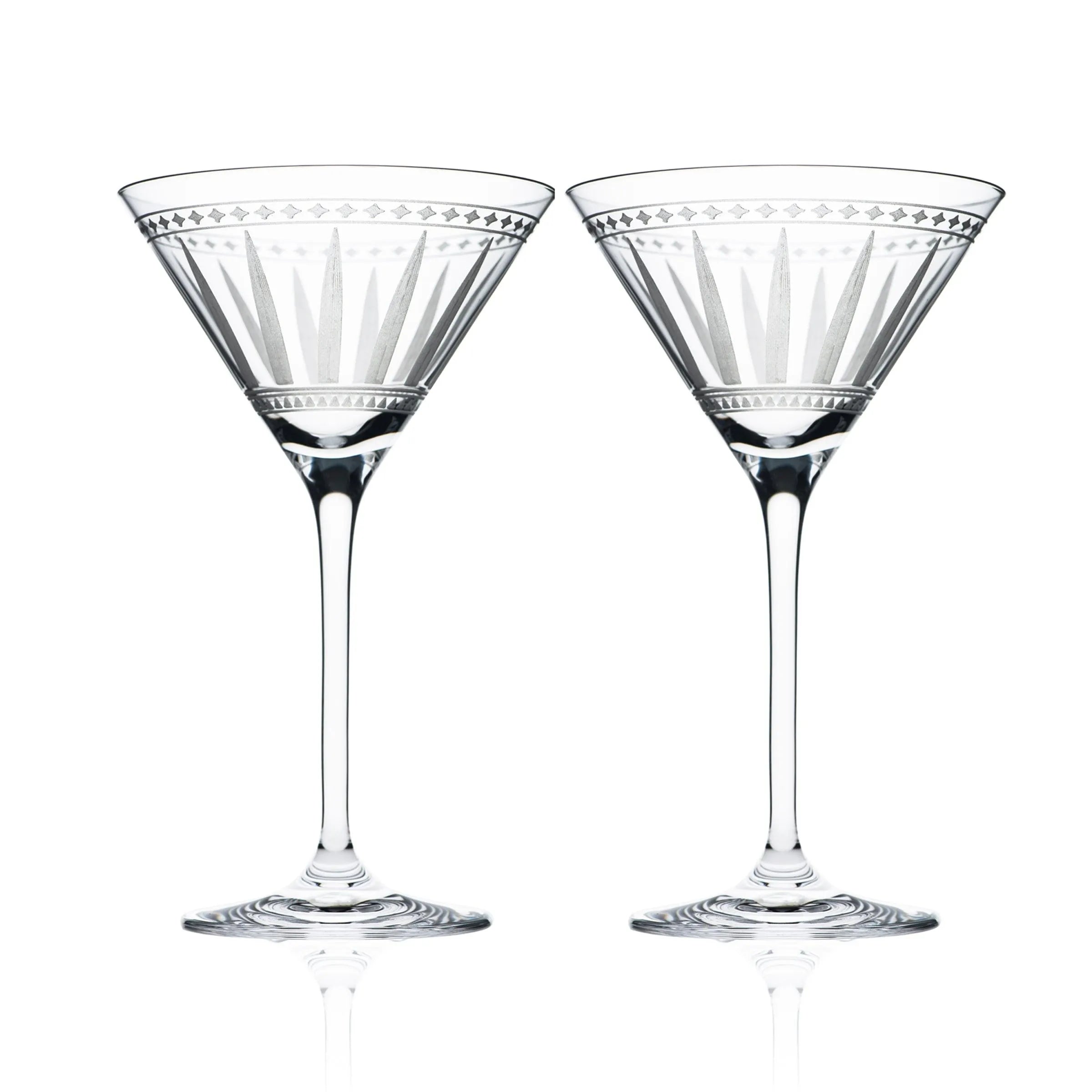 Caskata Wholesale Marrakech Martini Glasses, Set of 2