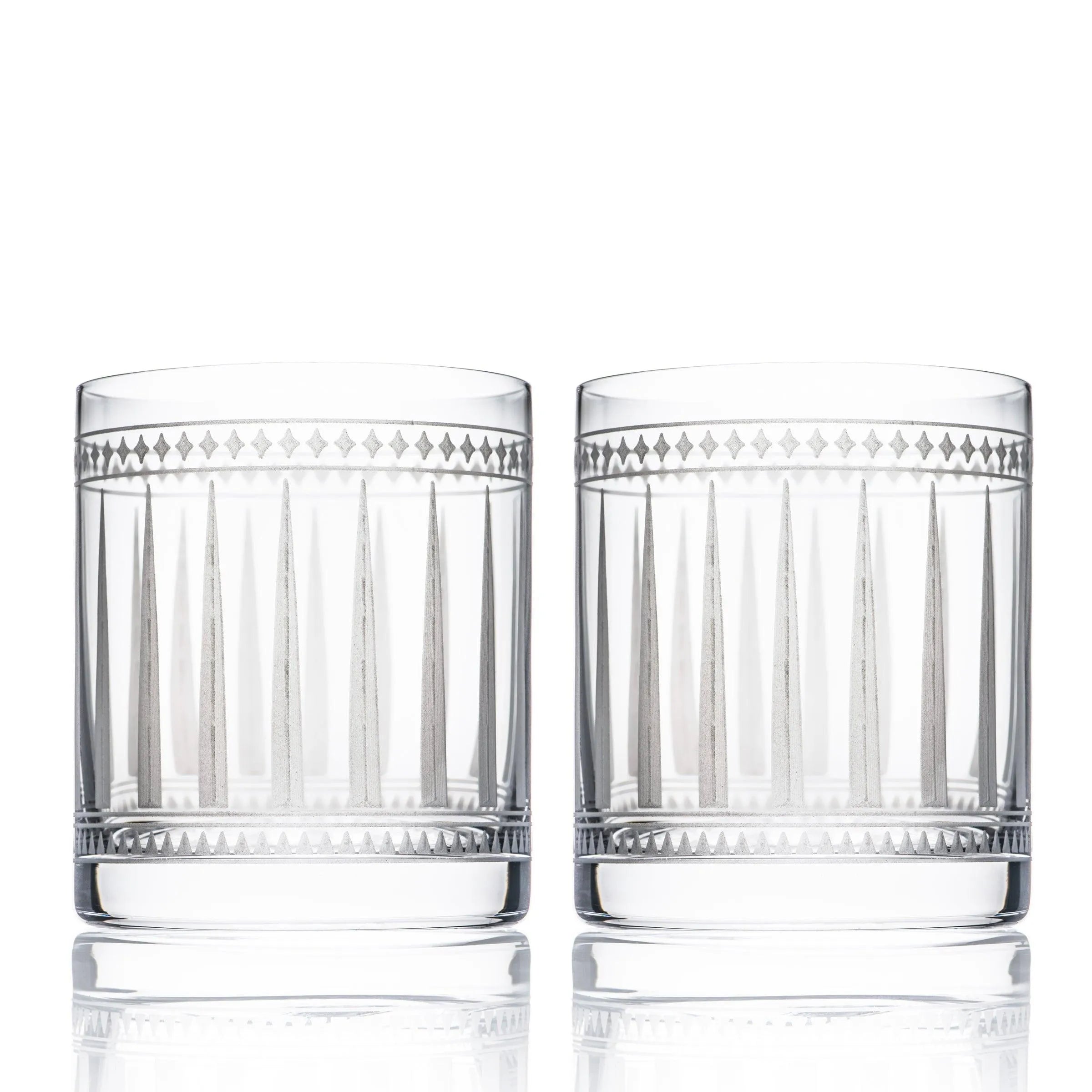 Caskata Wholesale Marrakech Rocks Glasses, Set of 2