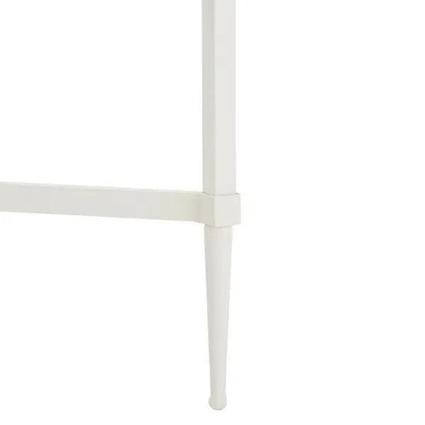 Safavieh Mieka White Glass Cocktail Table