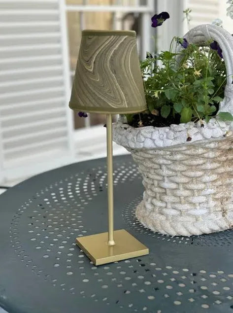 Small Marble Shade Cover in Olive