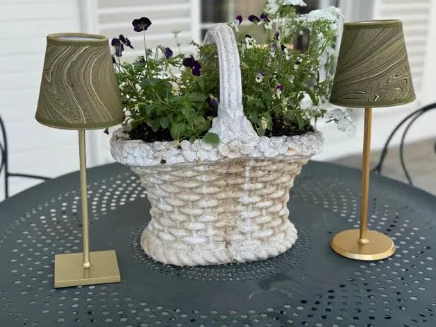 Small Marble Shade Cover in Sage