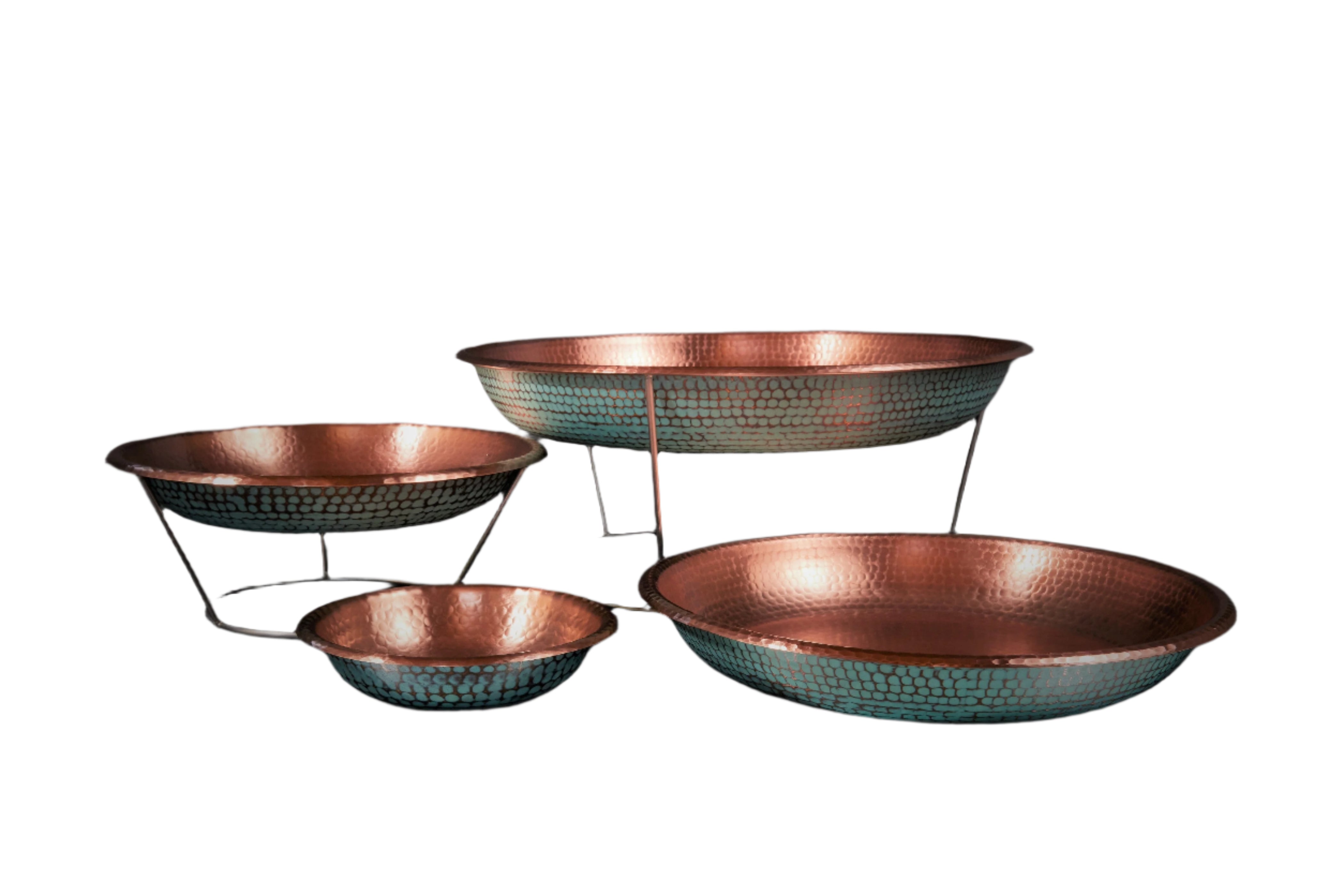 The Copper Verdigris Oyster Tray