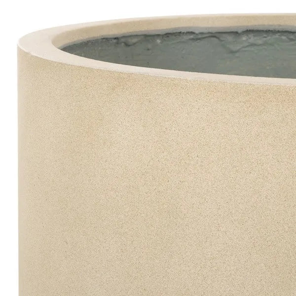 Alia Concrete Ficonstone Planter in Beige