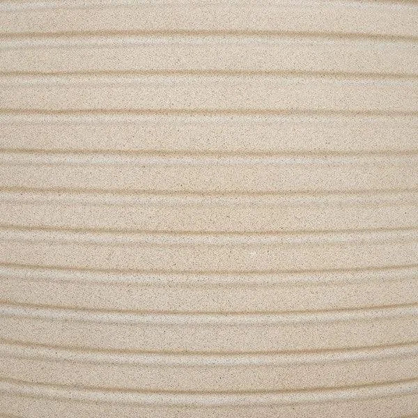 Safavieh Jasper Planter Pot in Beige with Sculpted Horizontal Stripes Set of 2