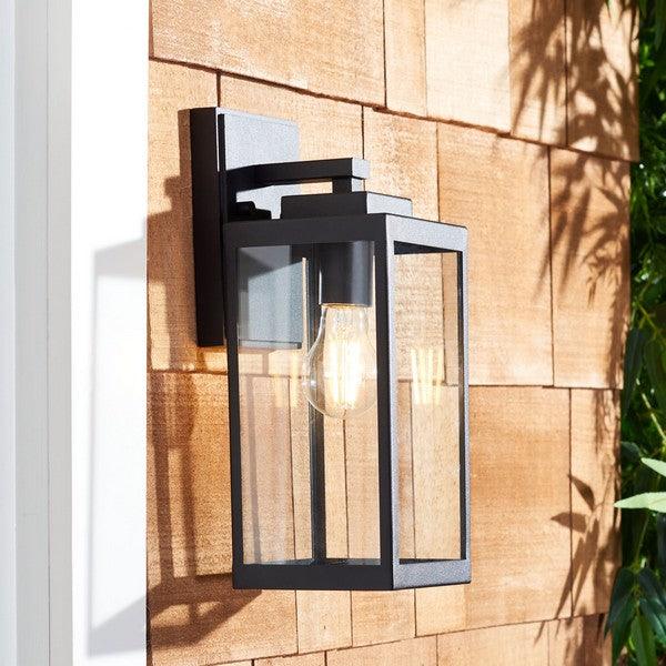 Safavieh Rinnah Bronze/Black Outdoor Wall Sconce - Set of 2