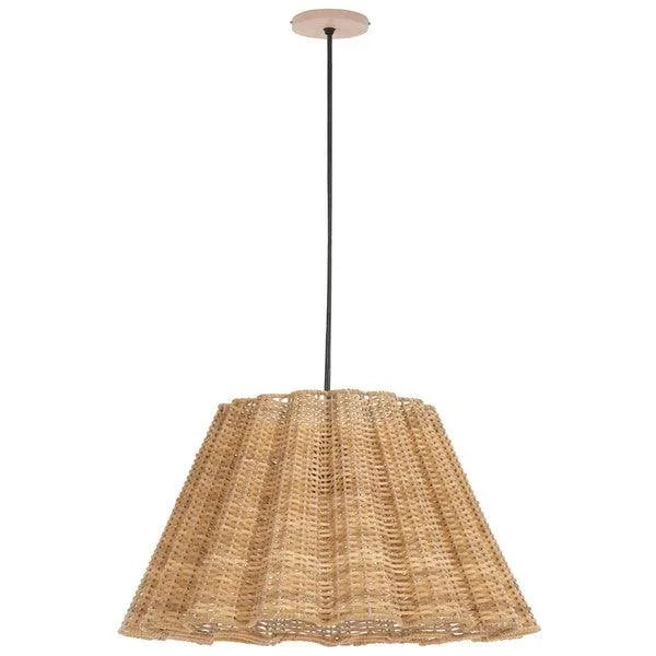 Safavieh Luca Pendant Lighting in Natural with Woven Shade