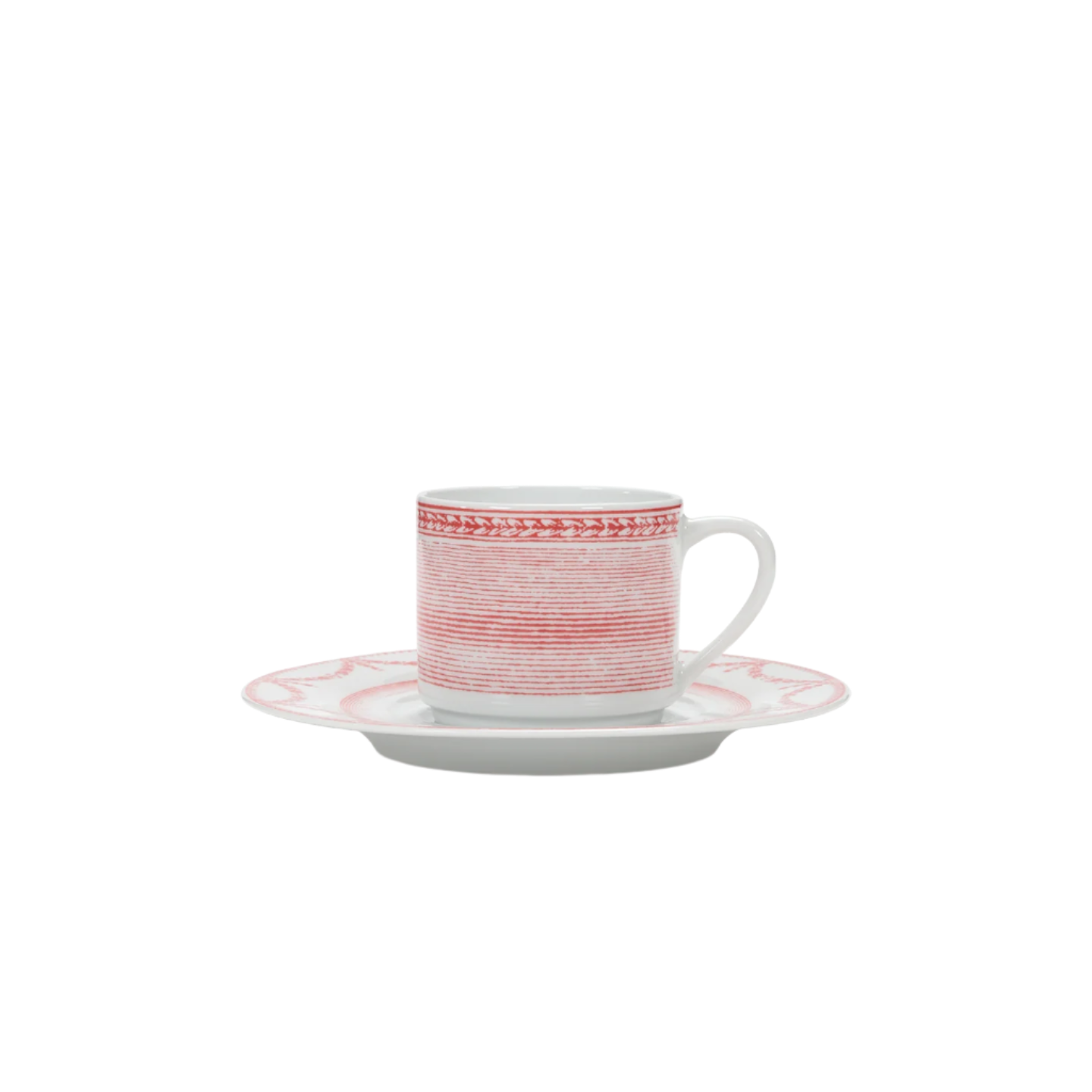 Grand Siecle Tea Cup and Saucer, Set of 4