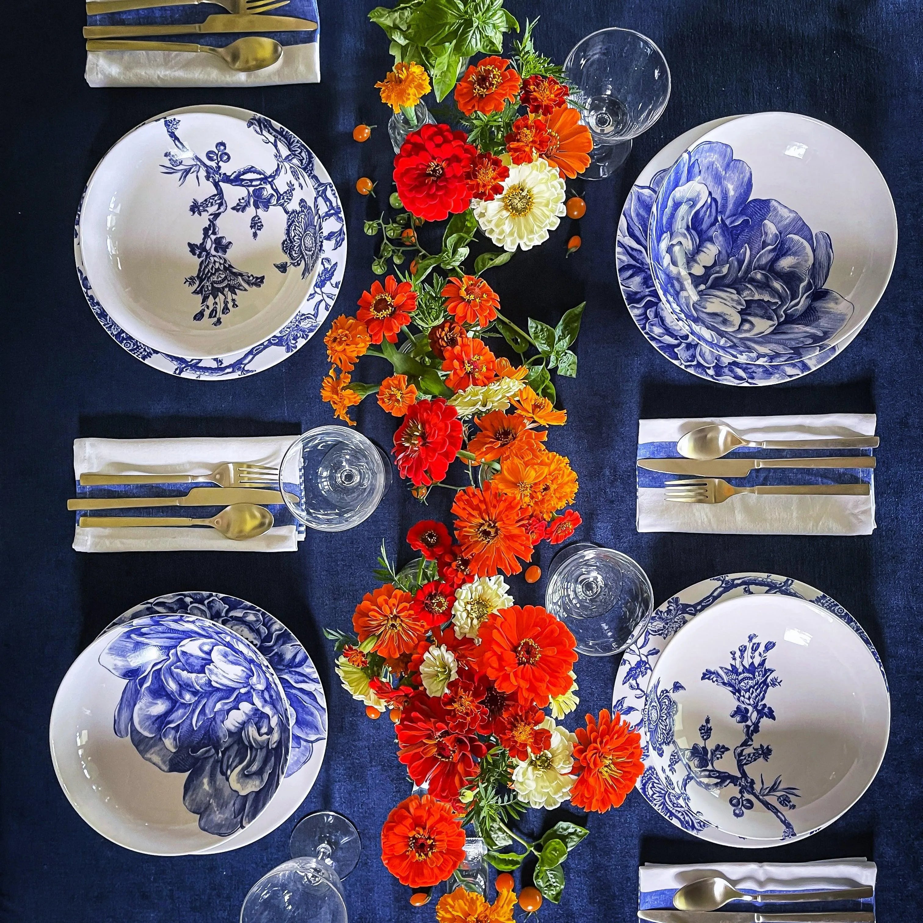 Caskata Wholesale Peony Entrée Bowl