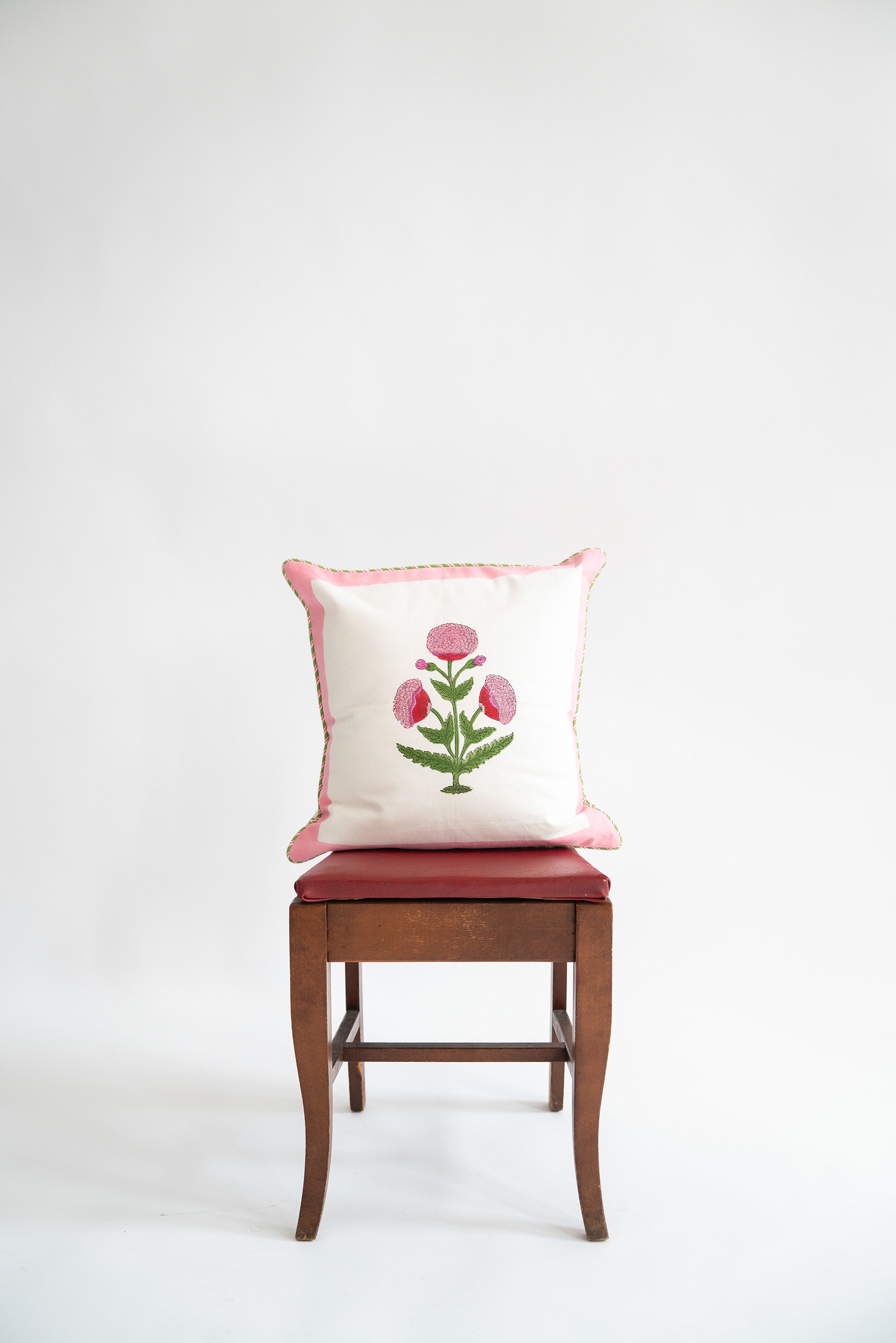 Pink Poppy Pillow