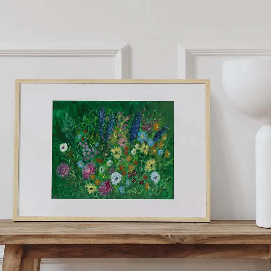 So Many Flowers Art Print