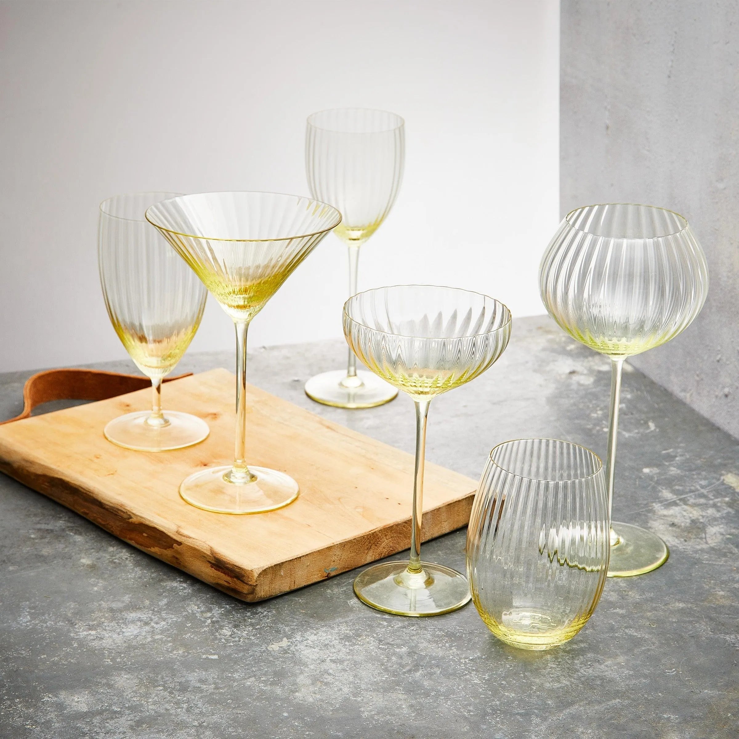 Caskata Wholesale Quinn Martini Glasses, Set of 2