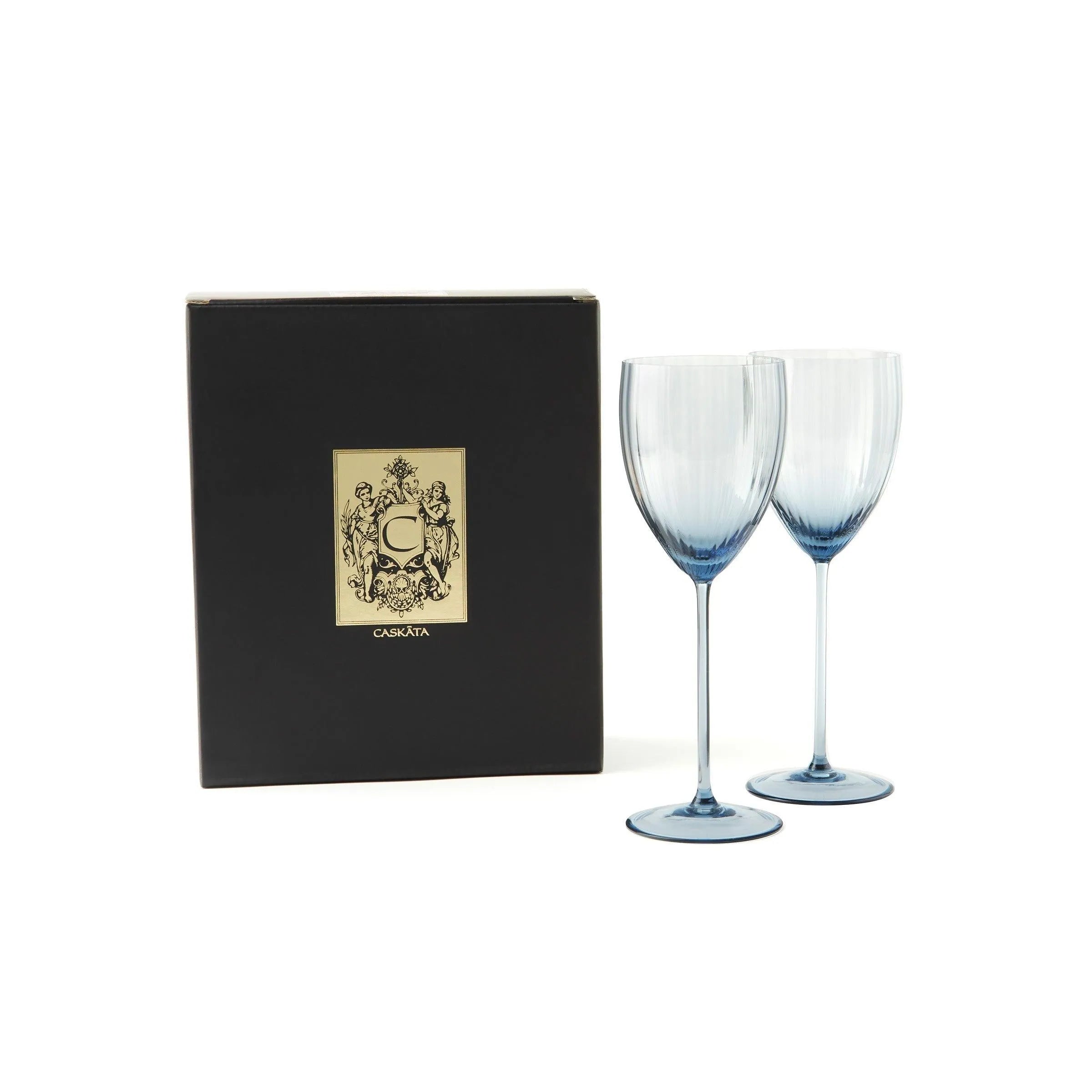 Caskata Wholesale Quinn White Wine Glasses, Set of 2