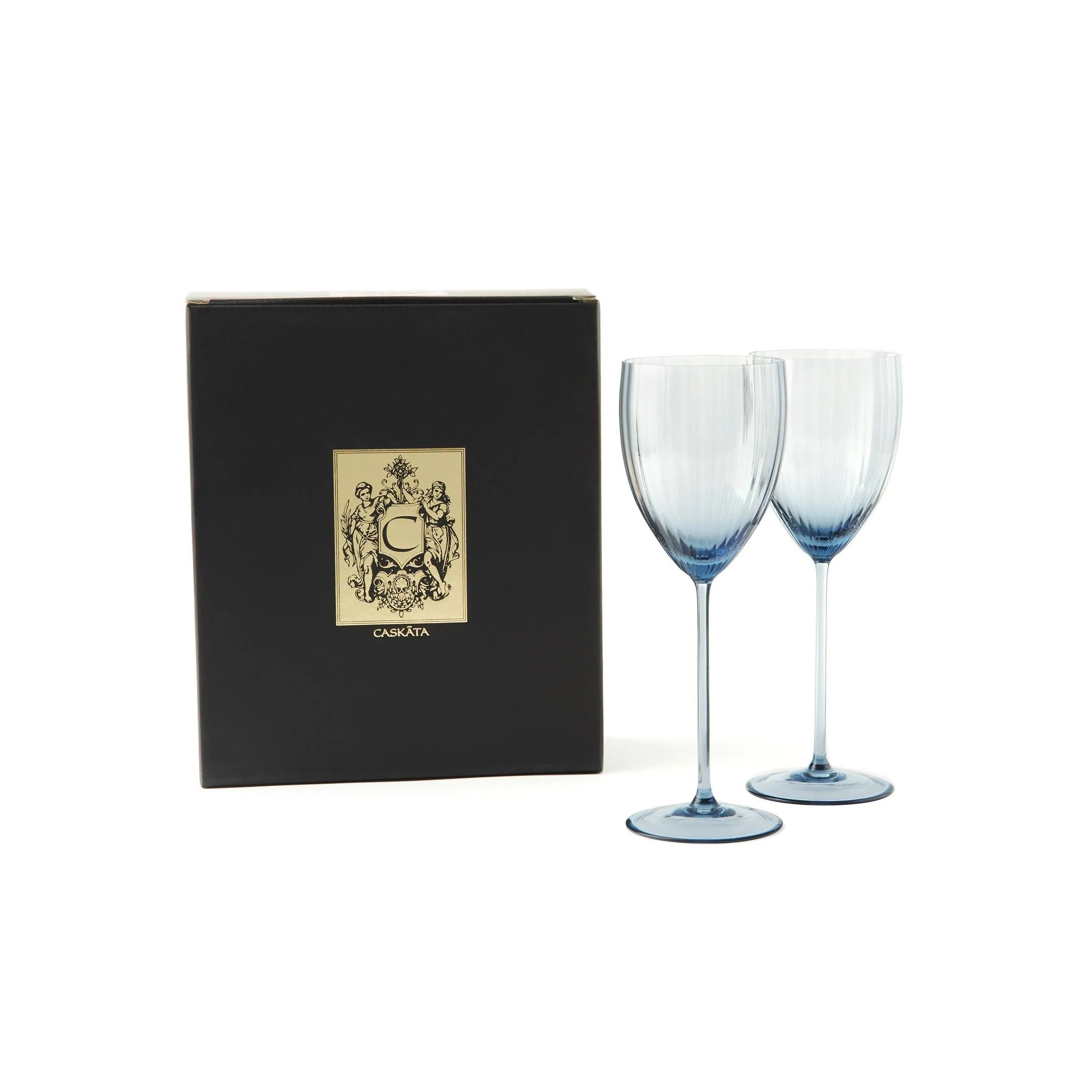 Caskata Wholesale Quinn White Wine Glasses, Set of 2