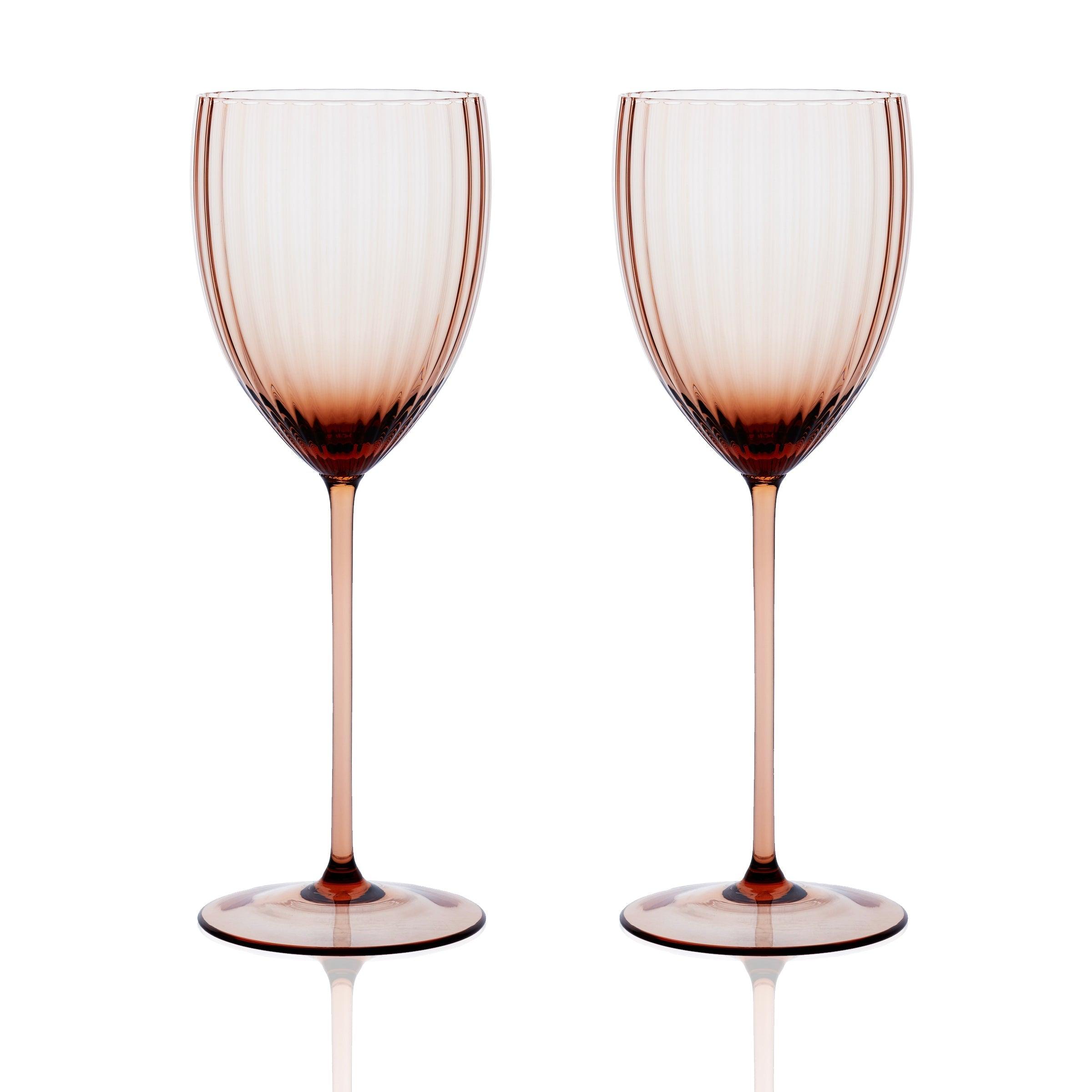 Caskata Wholesale Quinn White Wine Glasses, Set of 2