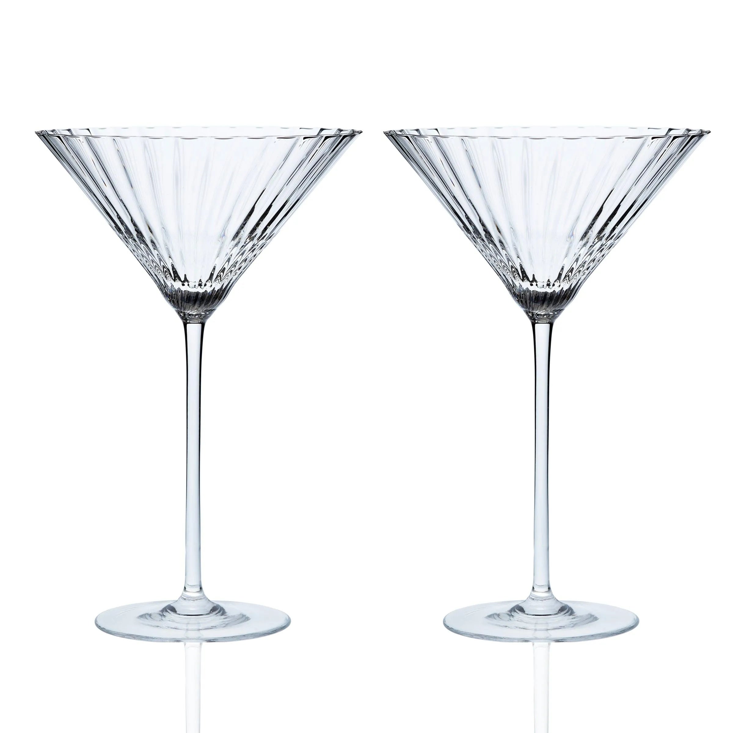 Caskata Wholesale Quinn Martini Glasses, Set of 2