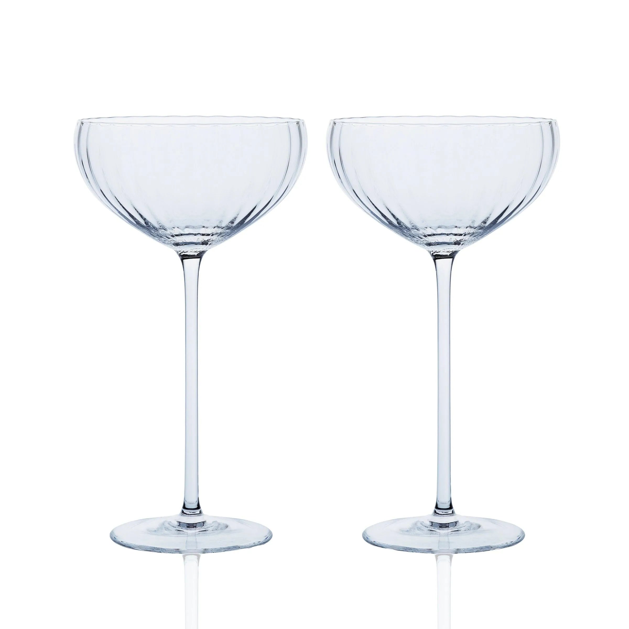 Caskata Wholesale Quinn Coupe Glasses, Set of 2