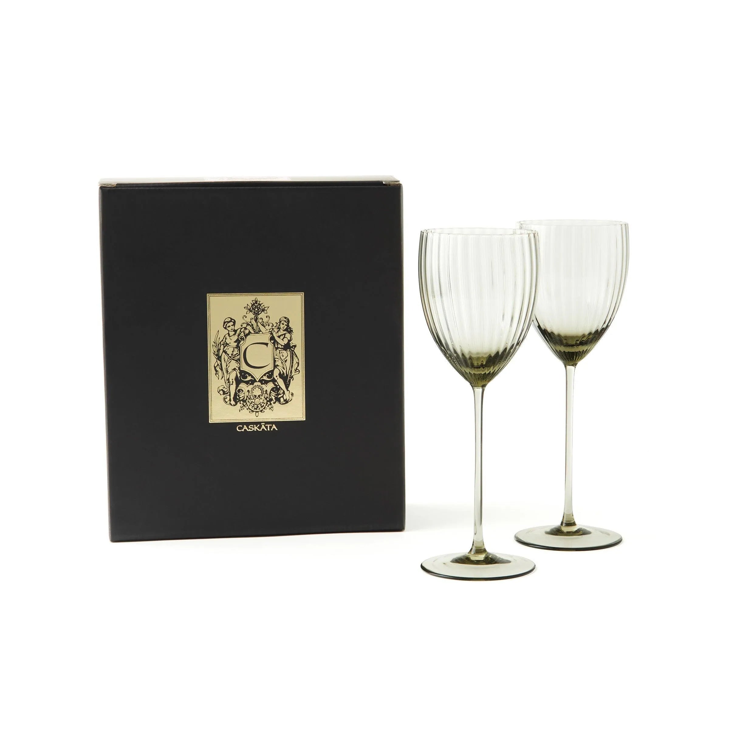 Caskata Wholesale Quinn White Wine Glasses, Set of 2