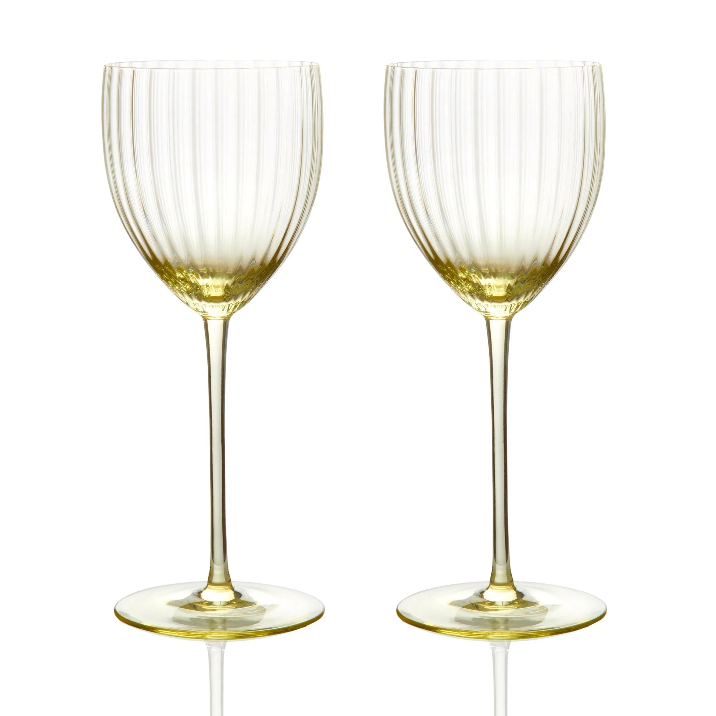 Caskata Wholesale Quinn White Wine Glasses, Set of 2