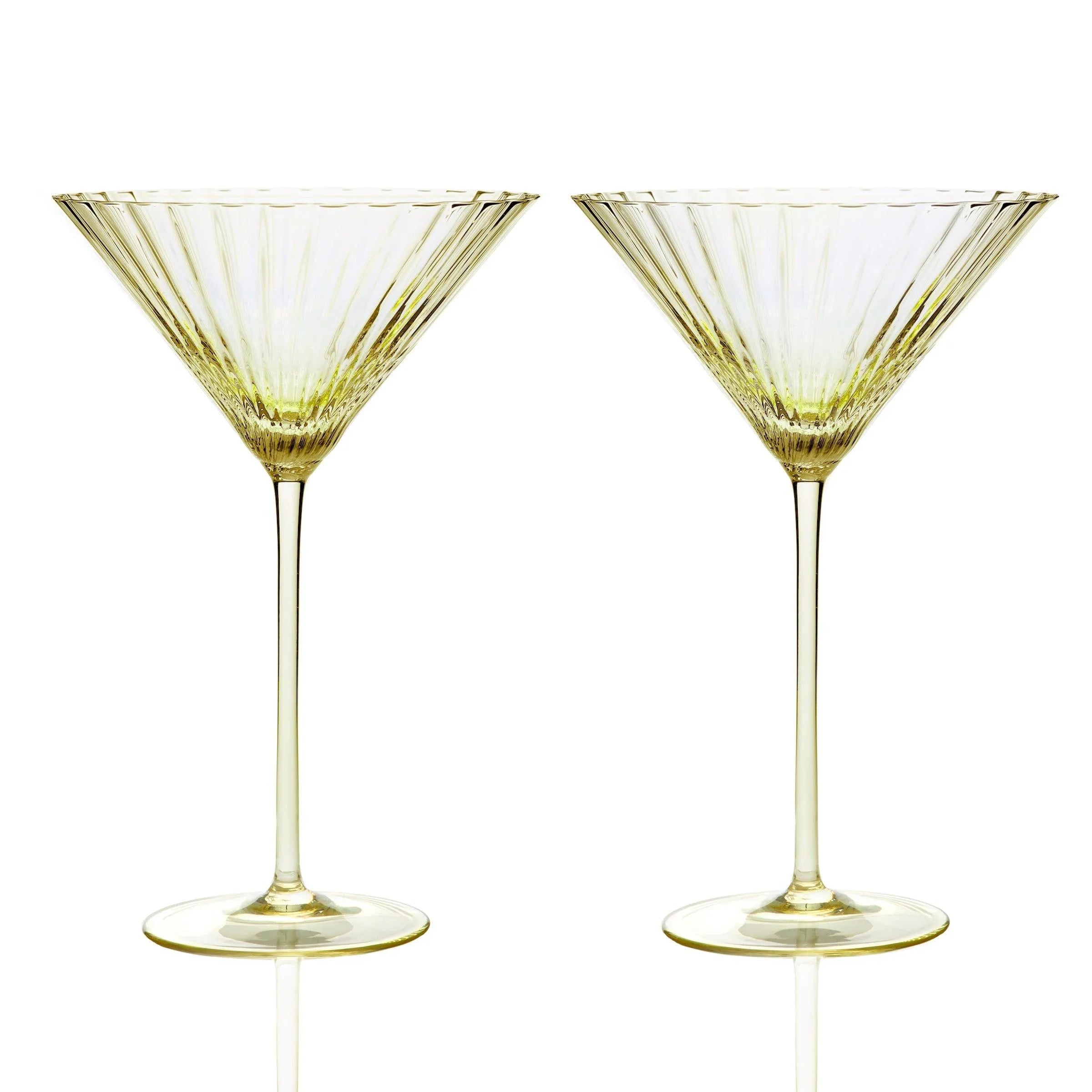 Caskata Wholesale Quinn Martini Glasses, Set of 2