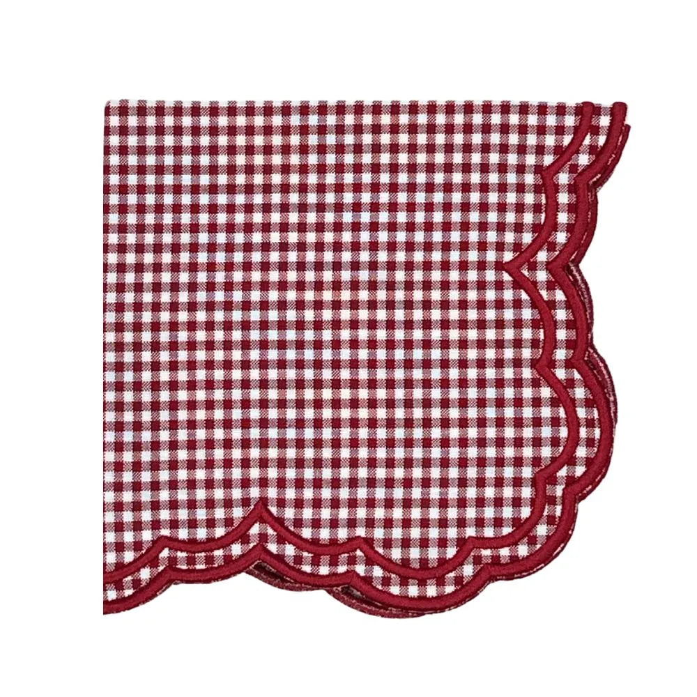 Bettina Napkin Red Gingham (Set of 4)