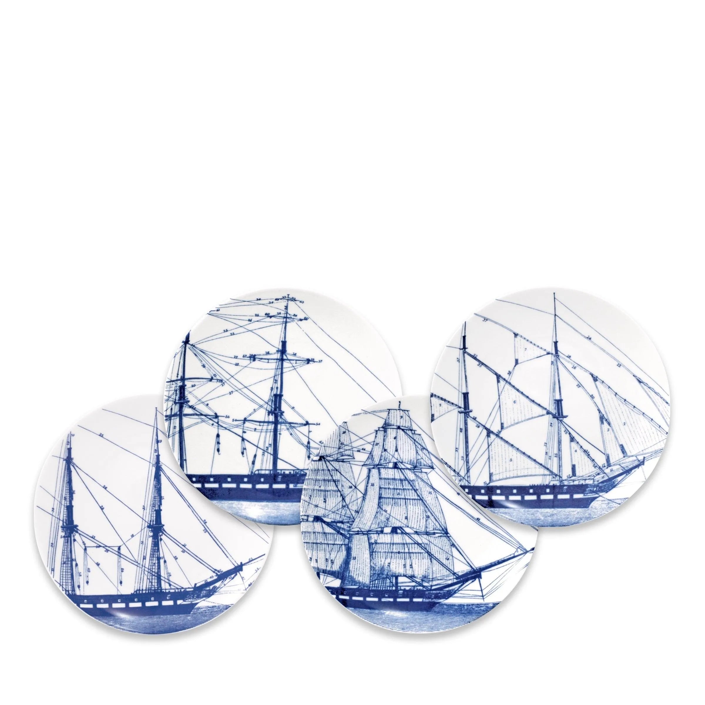 Caskata Wholesale Rigging Small Plates, Set of 4