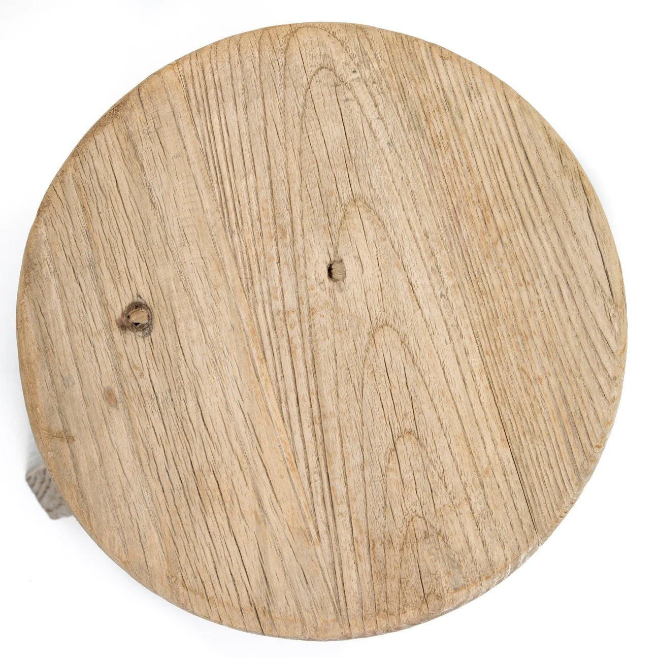 Round Elm Stool