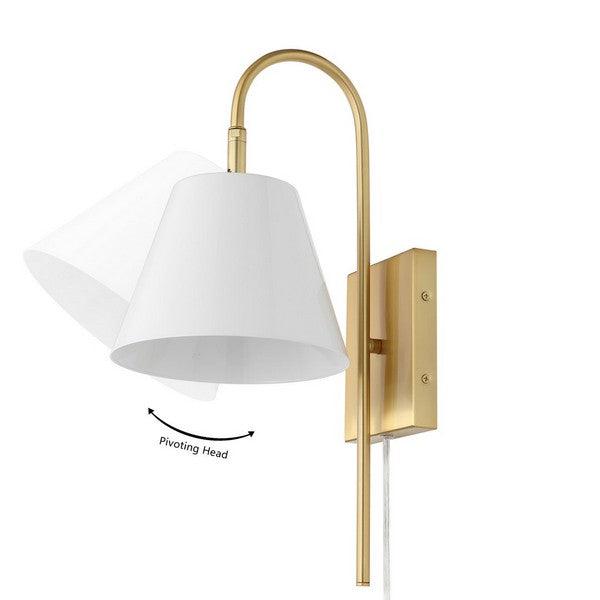 Safavieh Rhoeva White-Brass Wall Sconce