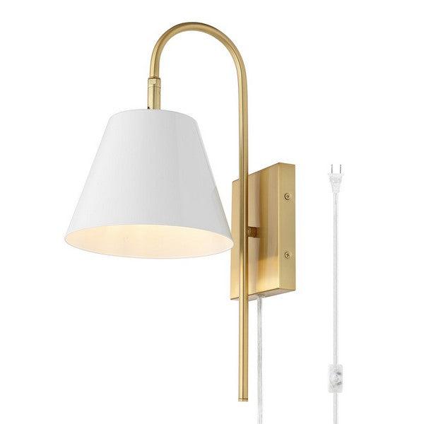 Safavieh Rhoeva White-Brass Wall Sconce