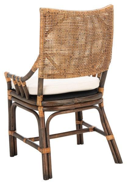 Safavieh Donatella Natural-Black Rattan Chair