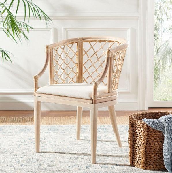 Safavieh Carlotta Natural Arm Chair