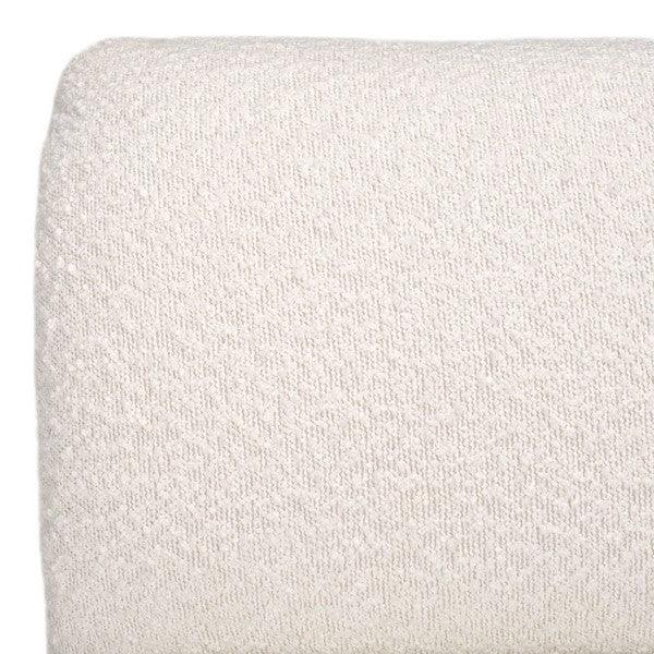 Safavieh Ainslie Boucle Accent Chair in Ivory with Gentle Curves