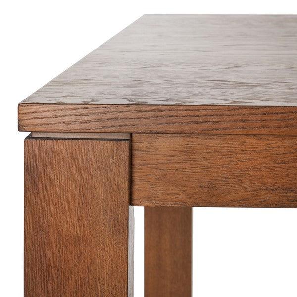 Safavieh Deirdra Medium Oak Wood Rectangle Dining Table