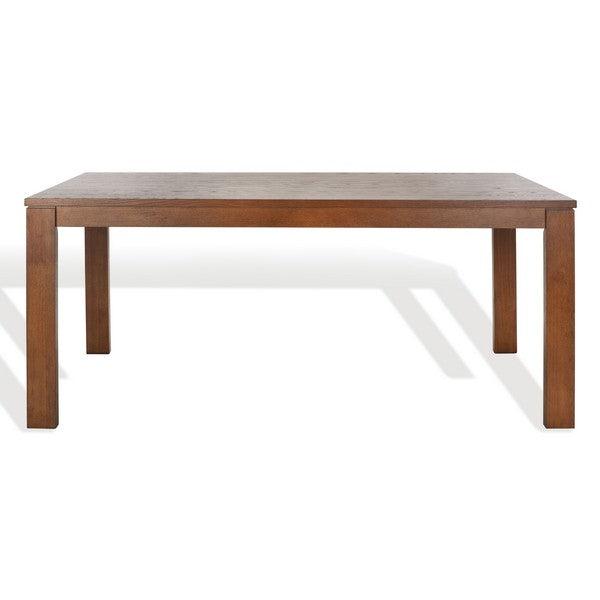 Safavieh Deirdra Medium Oak Wood Rectangle Dining Table