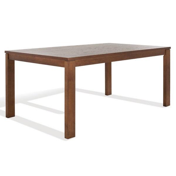 Safavieh Deirdra Medium Oak Wood Rectangle Dining Table