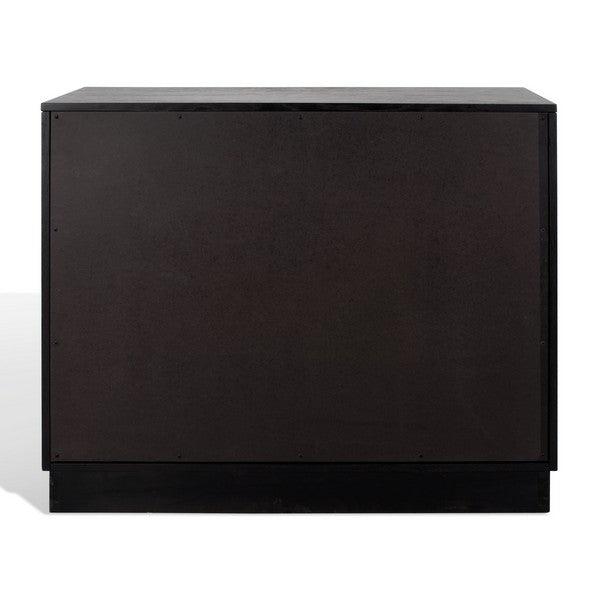 Safavieh Deirdra Black 3-Drawer Wood Chest