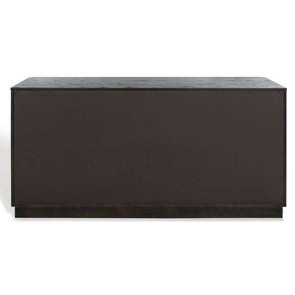 Safavieh Gabrietta Black 6-Drawer Wood Dresser