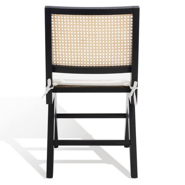 Safavieh Colette Natural-Black Rattan Dining Chair