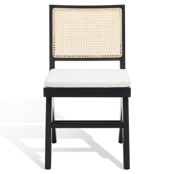 Safavieh Colette Natural-Black Rattan Dining Chair