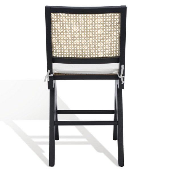 Safavieh Colette Black-Natural Rattan Counter Stool