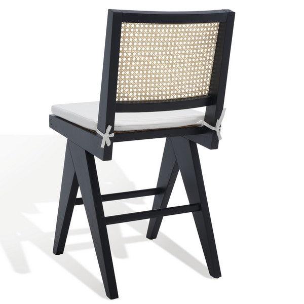 Safavieh Colette Black-Natural Rattan Counter Stool