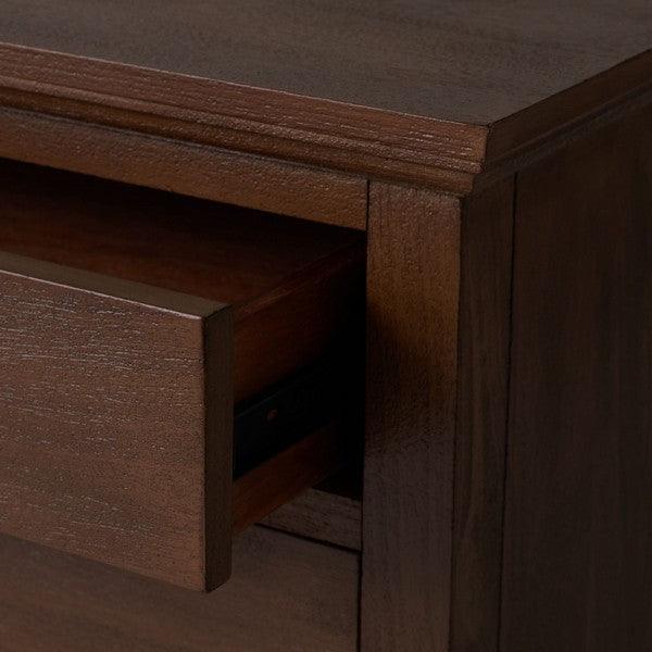 Safavieh Lisabet 3 Drawer Brown Wood Nightstand