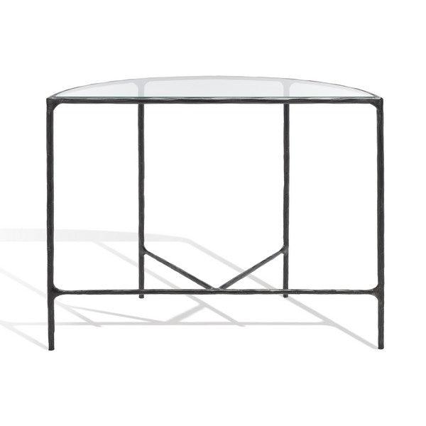 Safavieh Jessa Black Forged Metal Console Table