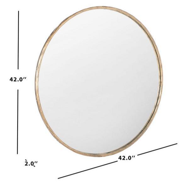 Safavieh Renee Round Metal Frame Mirror