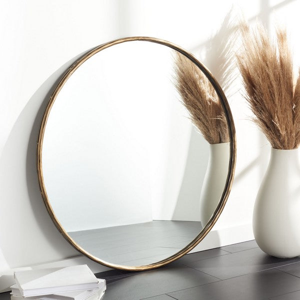 Safavieh Renee Round Metal Frame Mirror