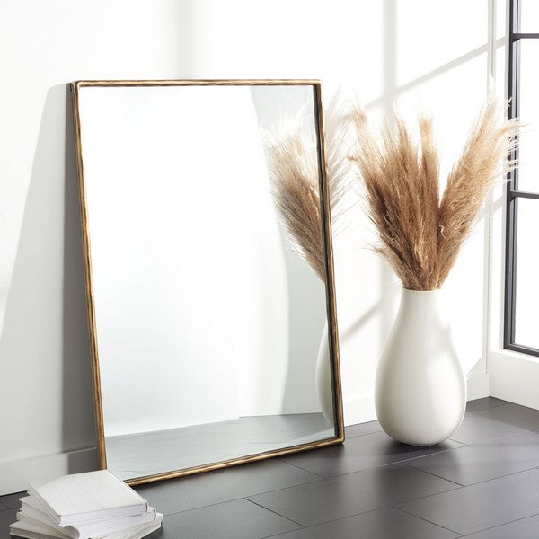 Trish Stylish Rectangle Metal Mirror in Large