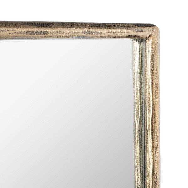 Safavieh Trish Small Rectangle Brass Metal Mirror