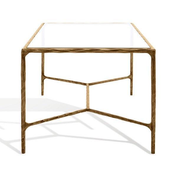 Safavieh Jessa Brass Metal Coffee Table